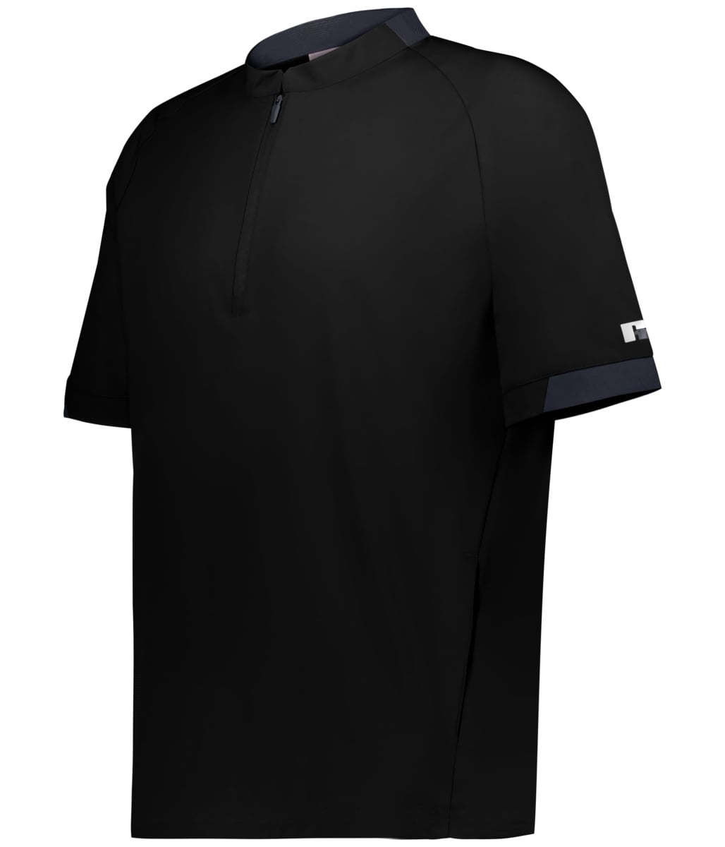 R21DSM.AAP.M Legend Short Sleeve Pullover, Black & Stealth - Medium