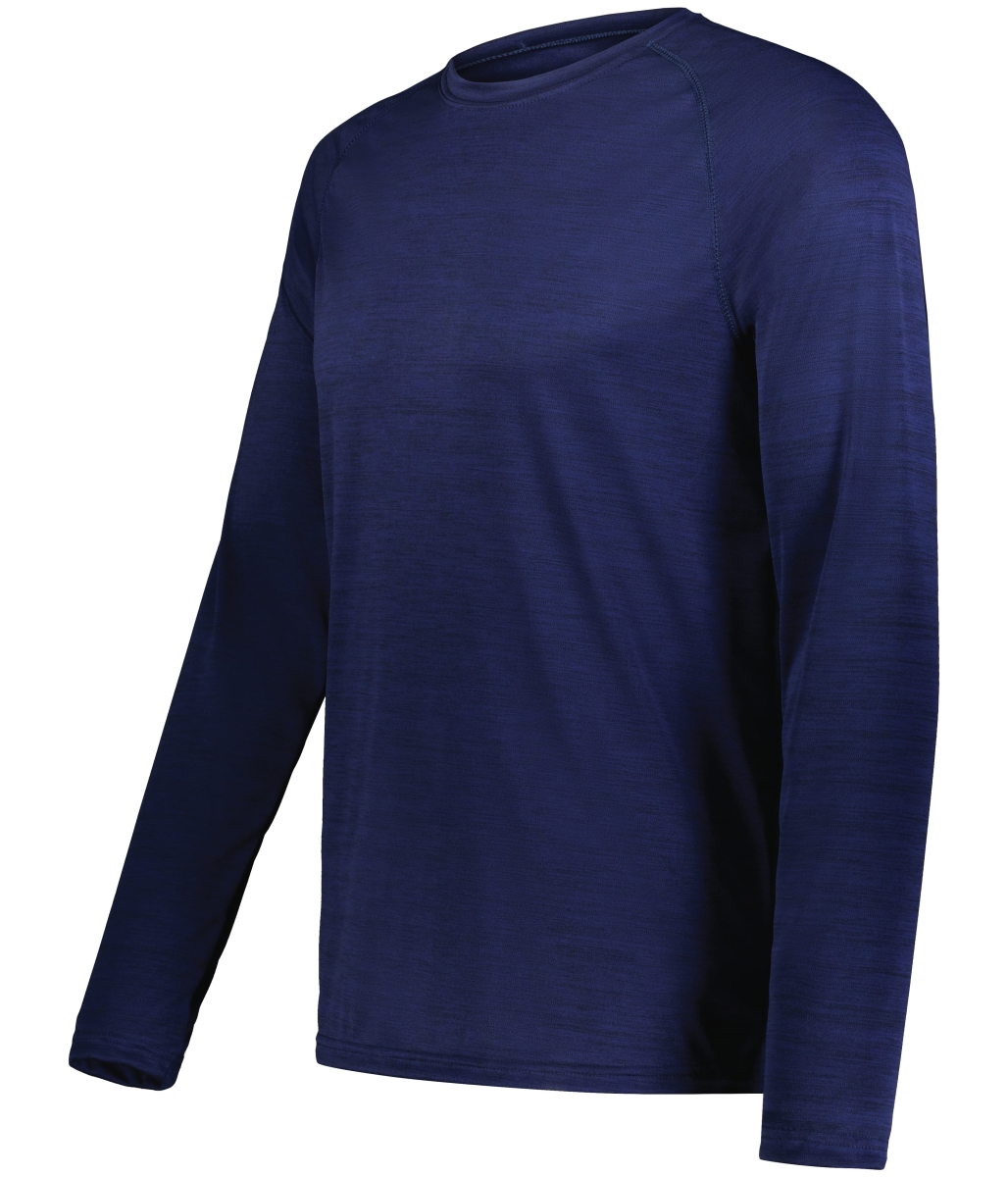222559.U22.M All-Pro Long Sleeve T-Shirt, Navy Heather - Medium