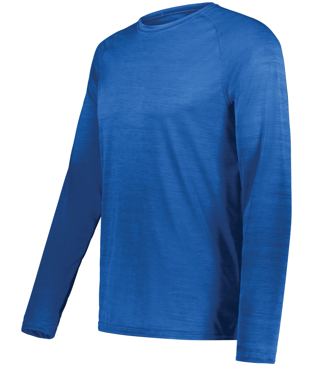 222559.U55.M All-Pro Long Sleeve T-Shirt, Royal Heather - Medium