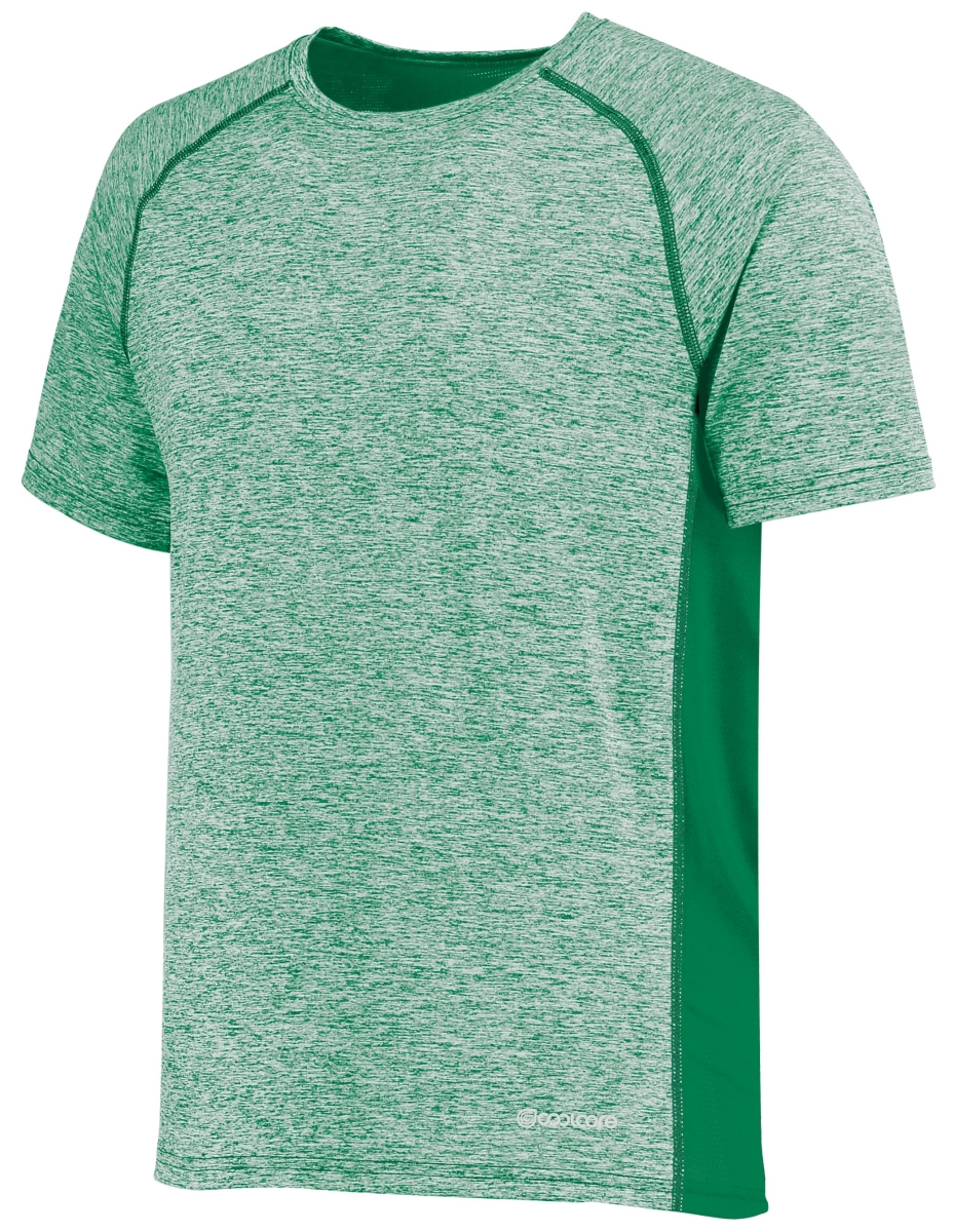 222671.U10.M Youth Electrify T-Shirt, Kelly Heather - Medium