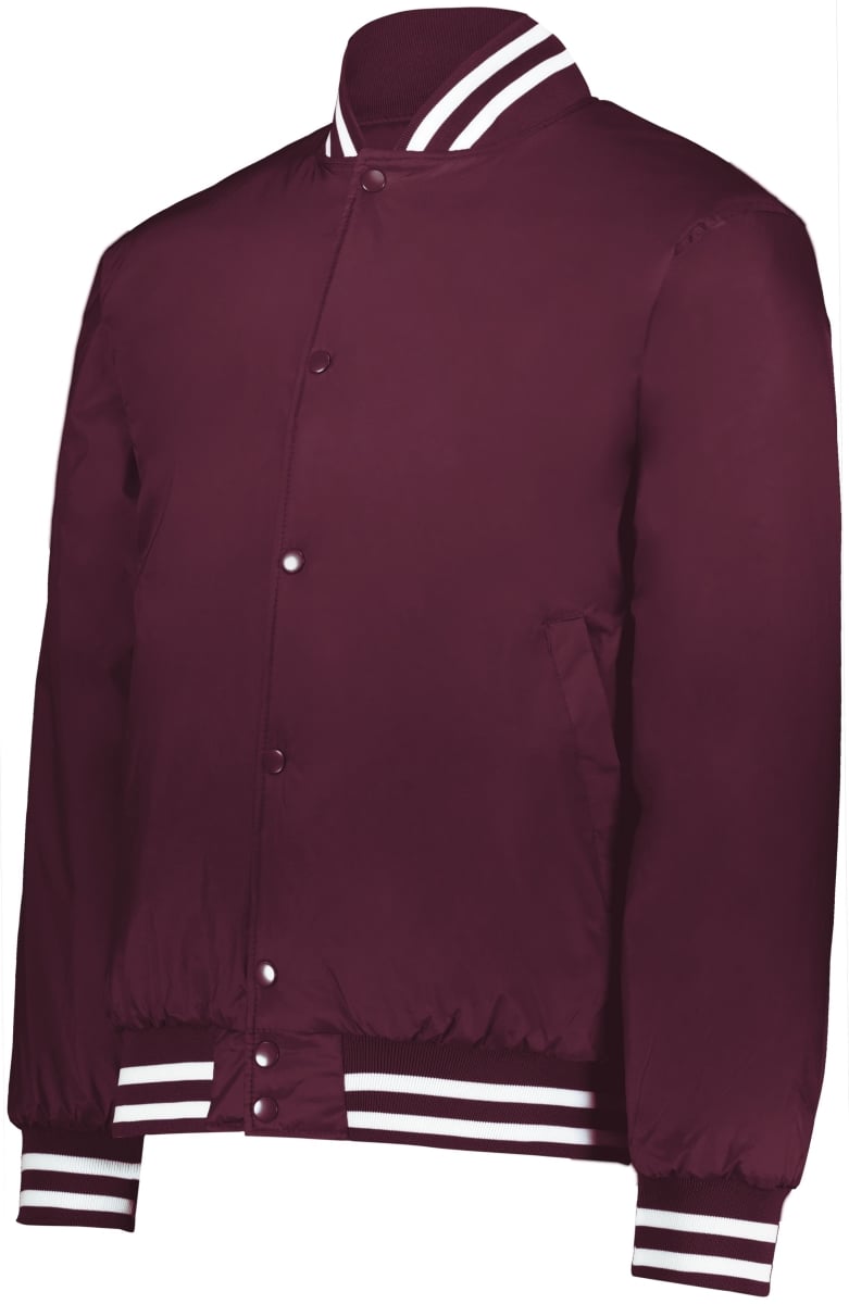 229140.380.2XL Heritage Jacket, Maroon & White - 2XL