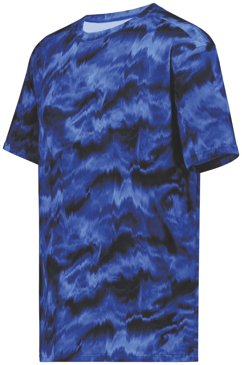 222596.68V.XL Stock Cotton-Touch Poly T-Shirt, Shockwave Navy - Extra Large