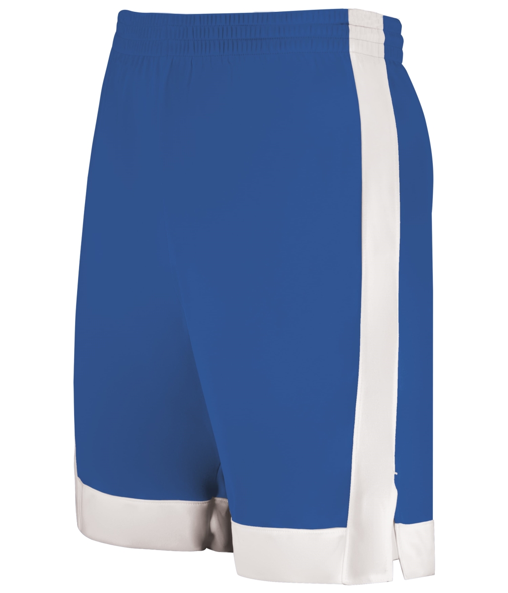 6889.280.M Match-Up Basketball Shorts, Royal & White - Medium