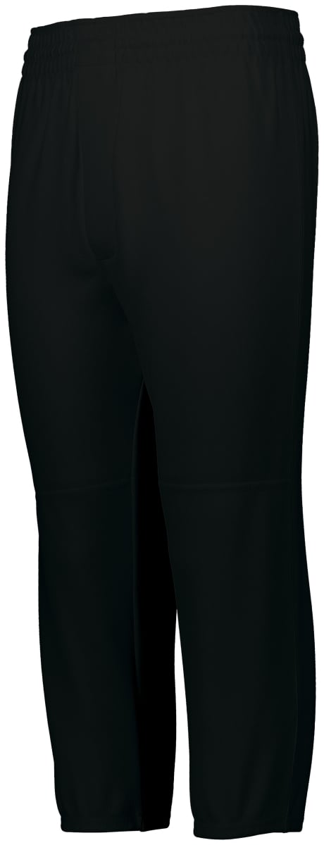 6849.080.L Youth Gamer Pull-Up Baseball Pant, Black - Large