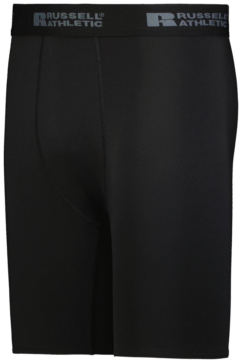 R24CPM.BLK.S Compression Shorts, Black - Small