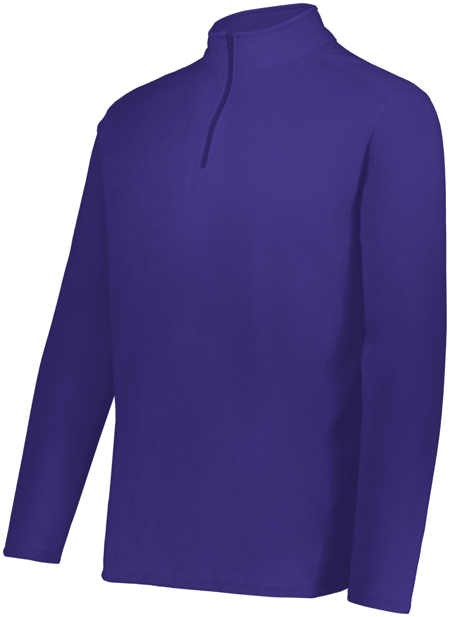 6863.747.S Micro-Lite Fleece 0.25 Zip Pullover, Purple - Small