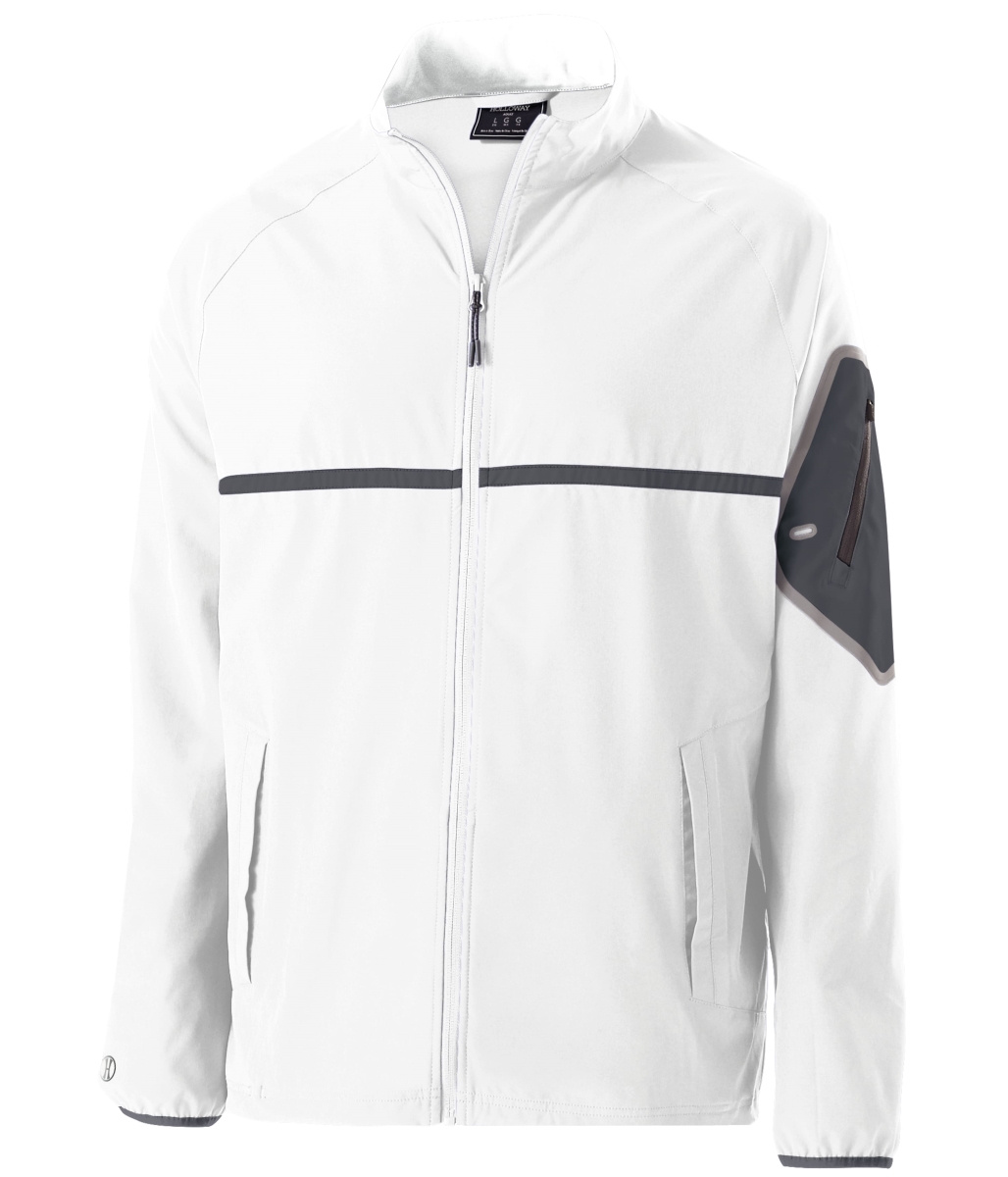 229543.E94.3XL Weld Jacket, White & Carbon - 3XL