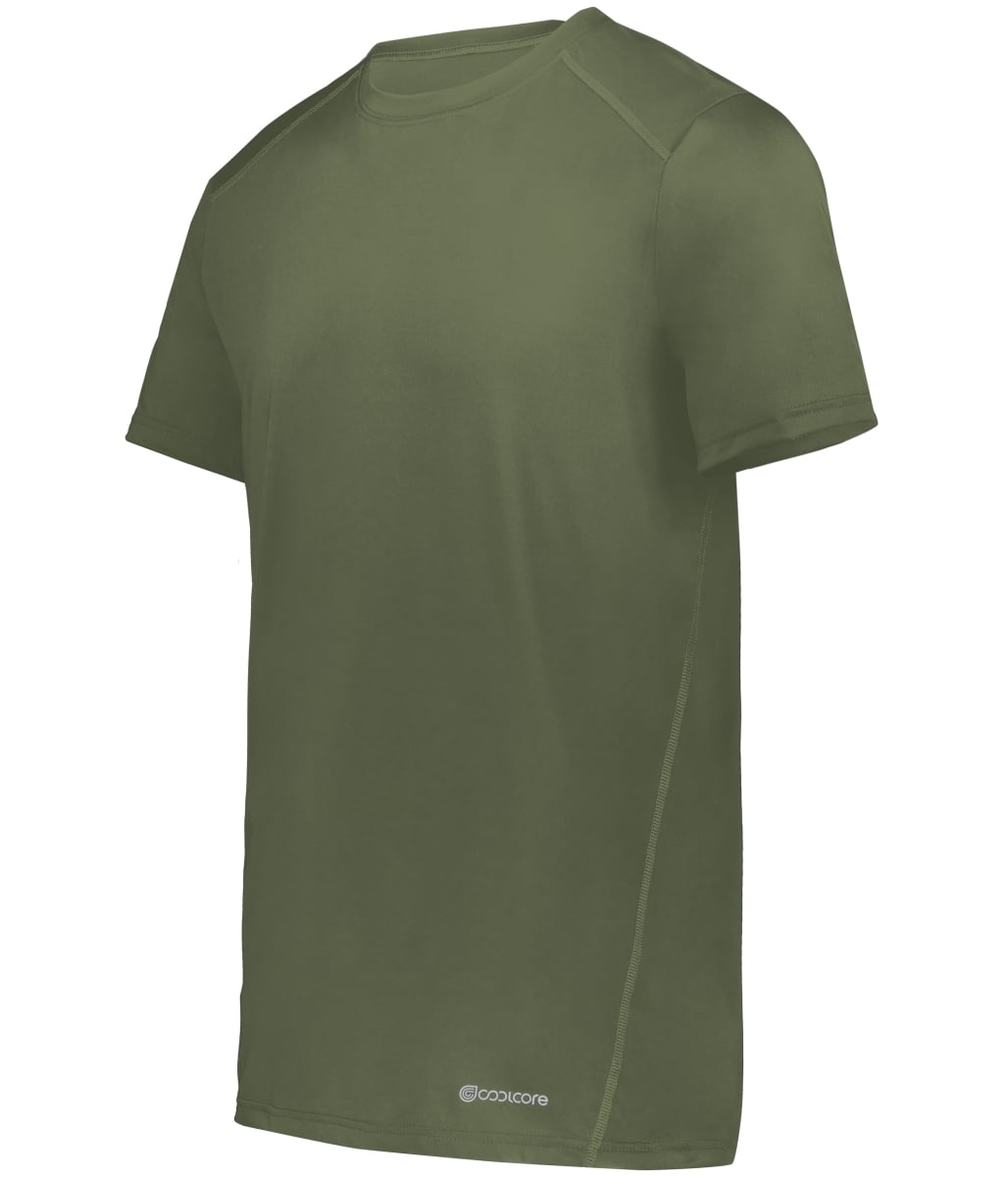 222136.039.XL Essential T-Shirt, Olive - Extra Large