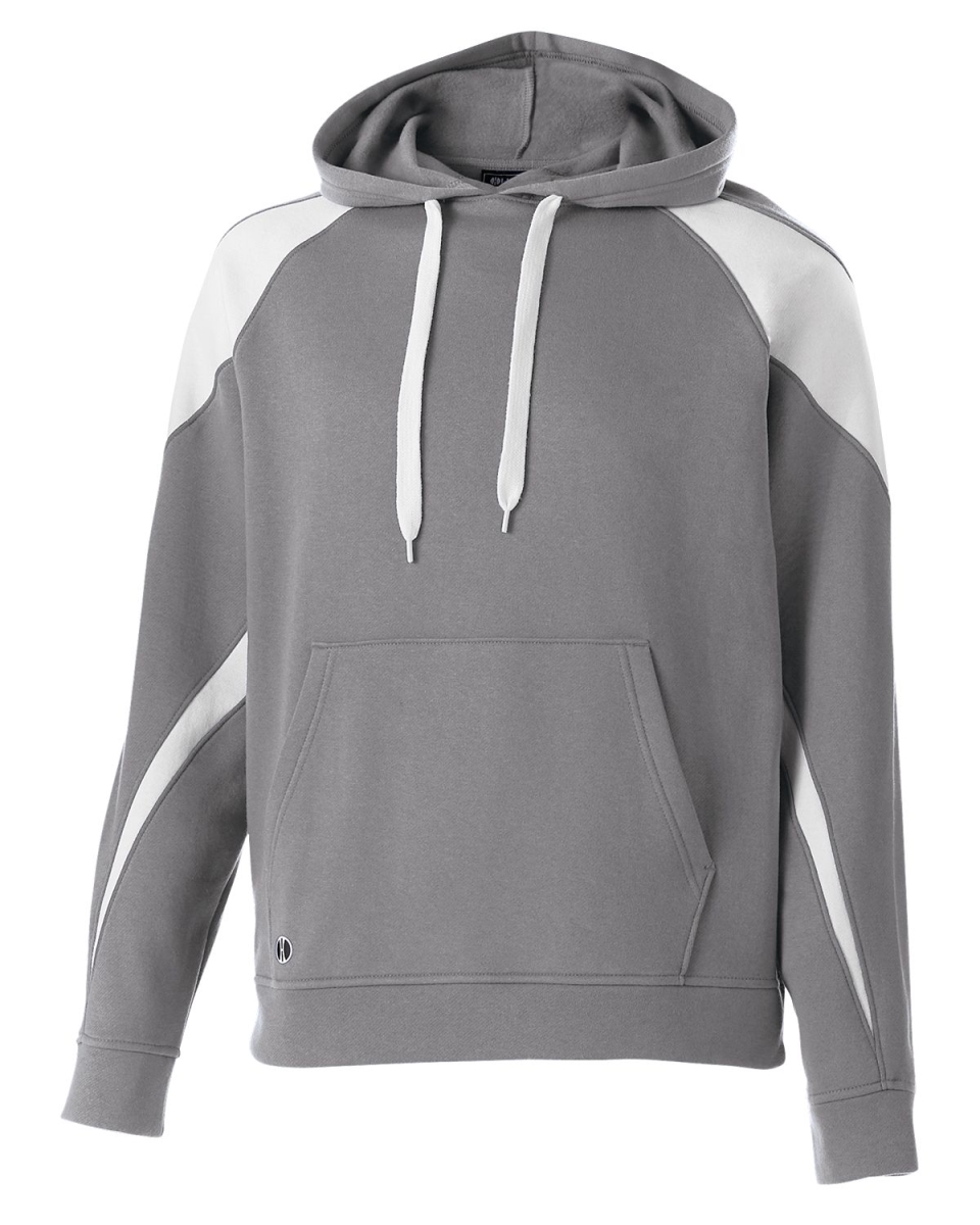 229546.N13.M Prospect Hoodie, Charcoal Heather & White - Medium