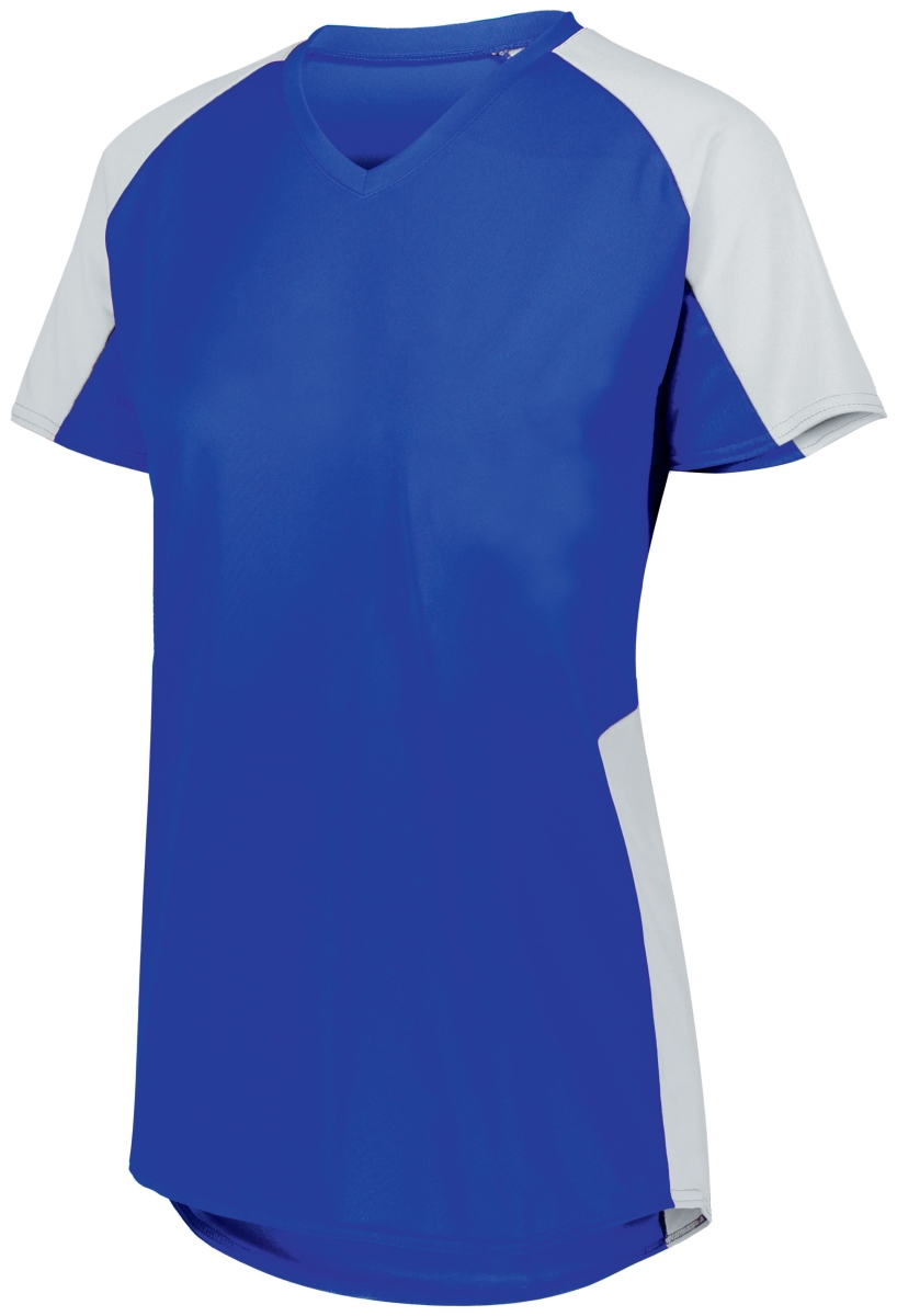 1522.280.S Ladies Cutter Jersey, Royal & White - Small