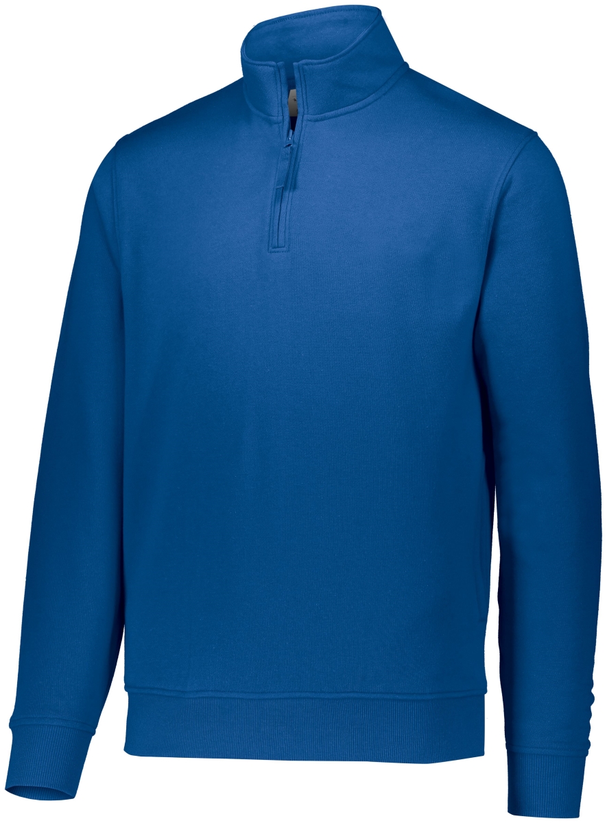 5422.060.M 60 Percent Cotton & 40 Polyester Fleece Pullover, Royal - Medium