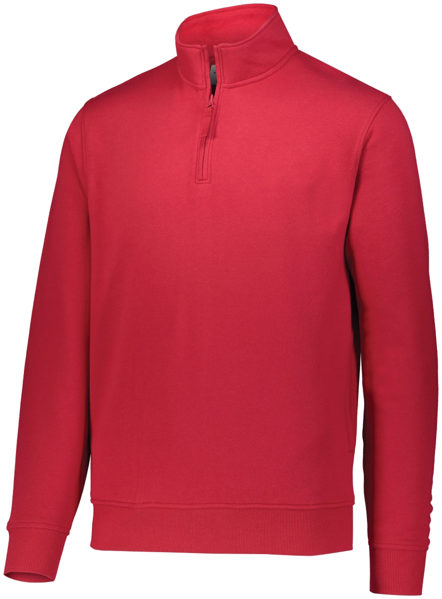 5422.040.S 60 Percent Cotton & 40 Polyester Fleece Pullover, Red - Small