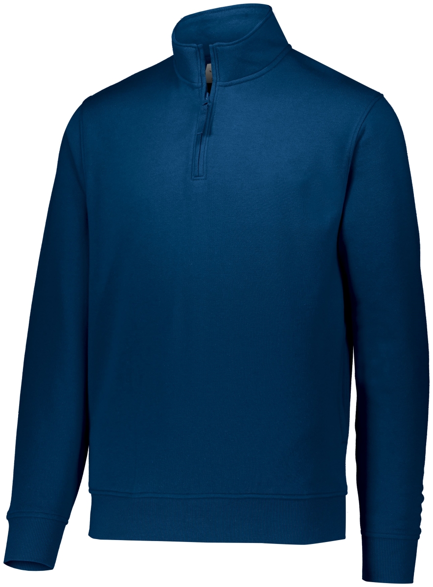 5422.065.S 60 Percent Cotton & 40 Polyester Fleece Pullover, Navy - Small