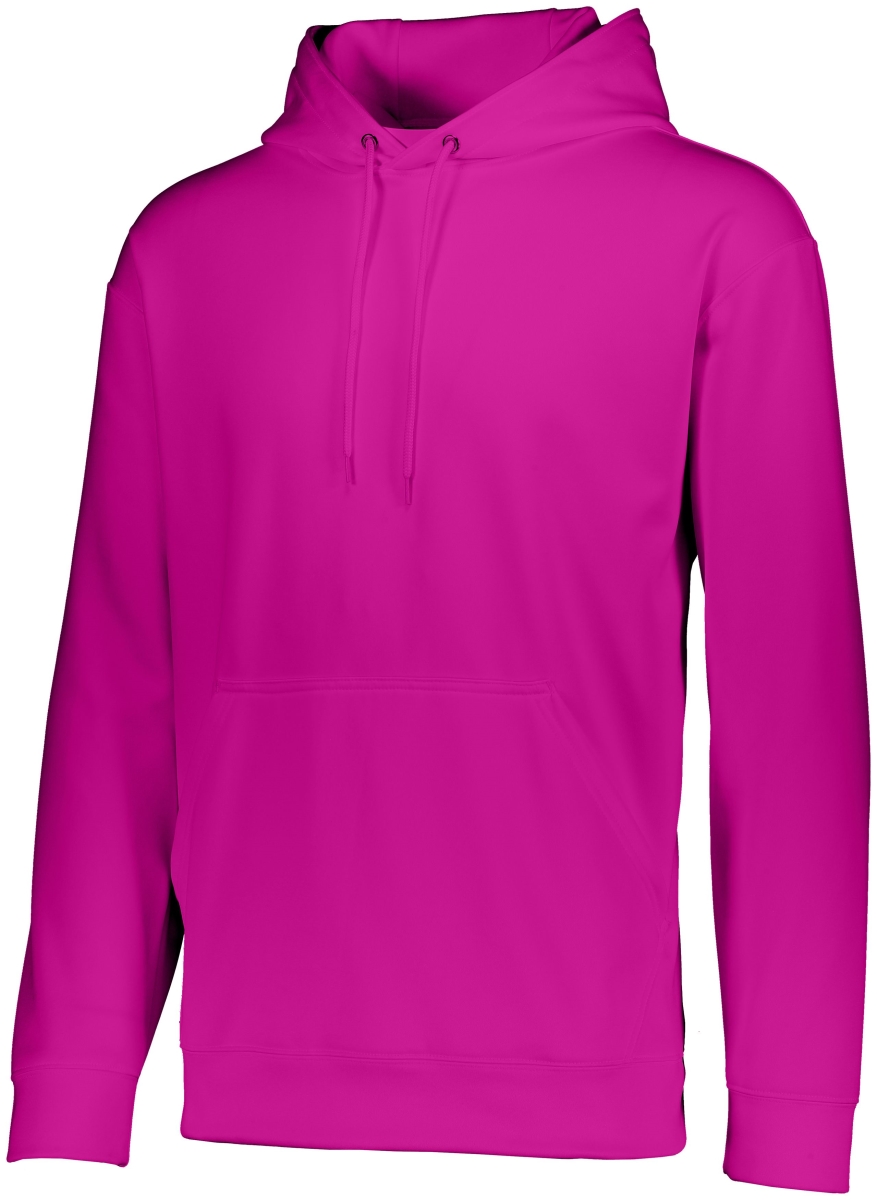 5505.809.M Wicking Fleece Hoodie, Power Pink - Medium