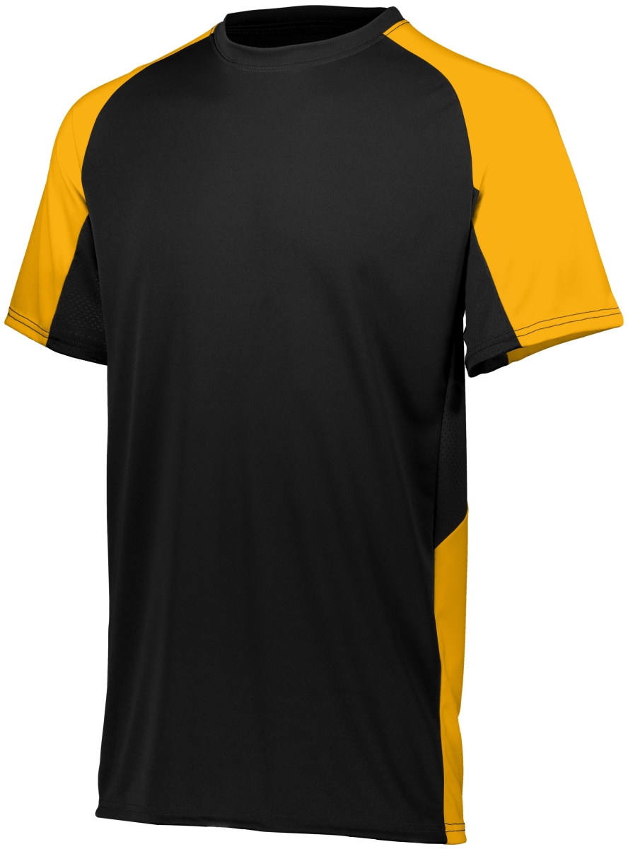 1517.421.M Cutter Jersey, Black & Gold - Medium