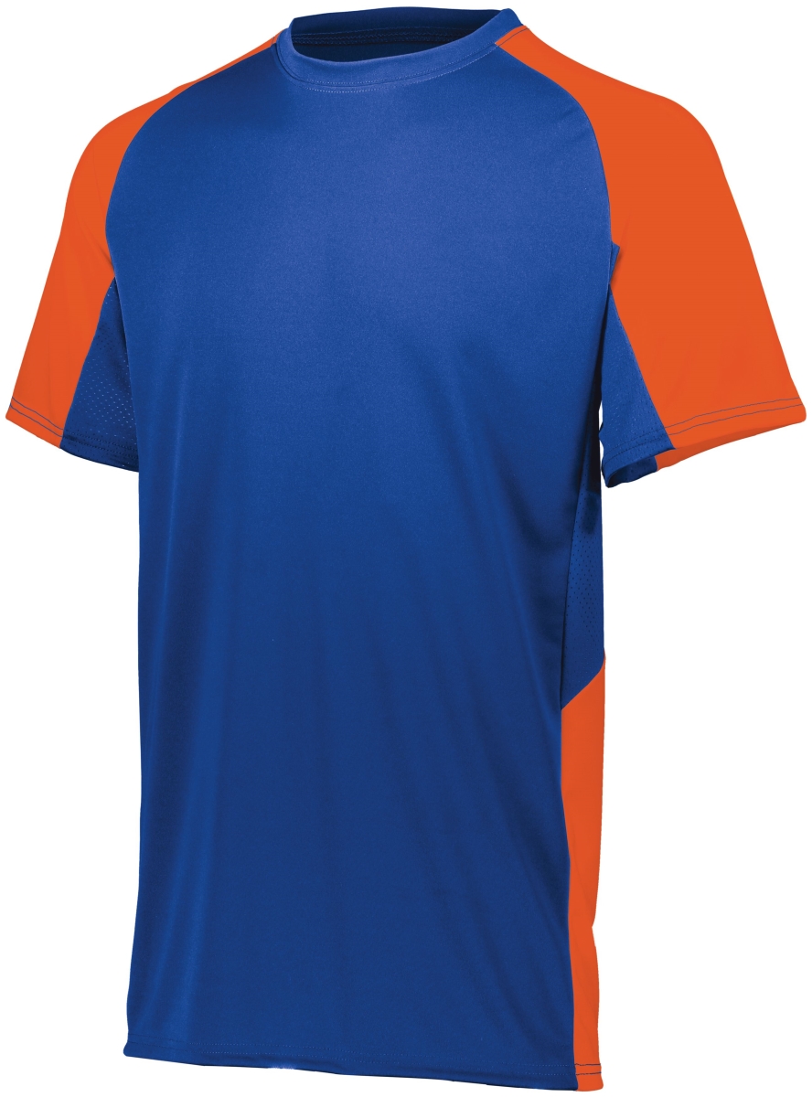 1517.284.XL Cutter Jersey, Royal & Orange - Extra Large