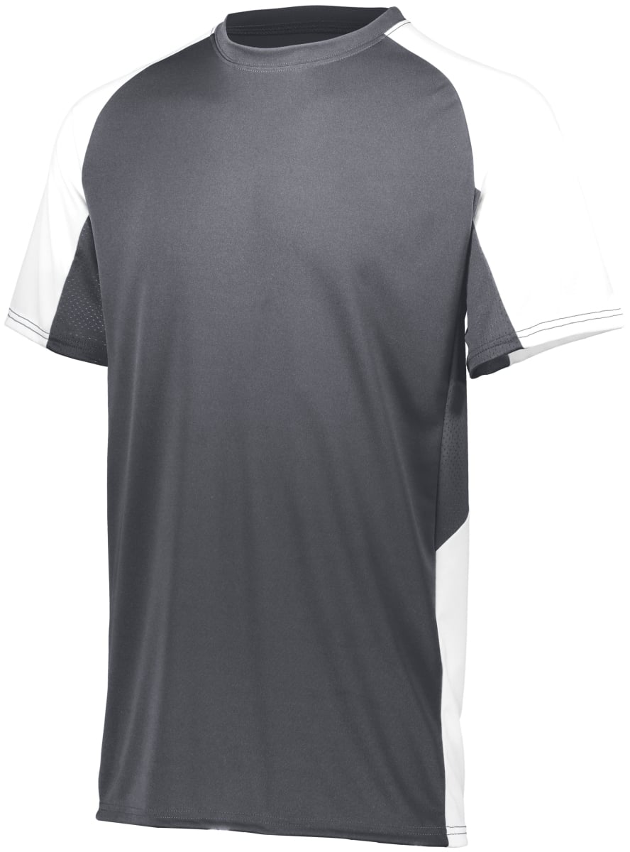 1517.R04.3XL Cutter Jersey, Graphite & White - 3XL
