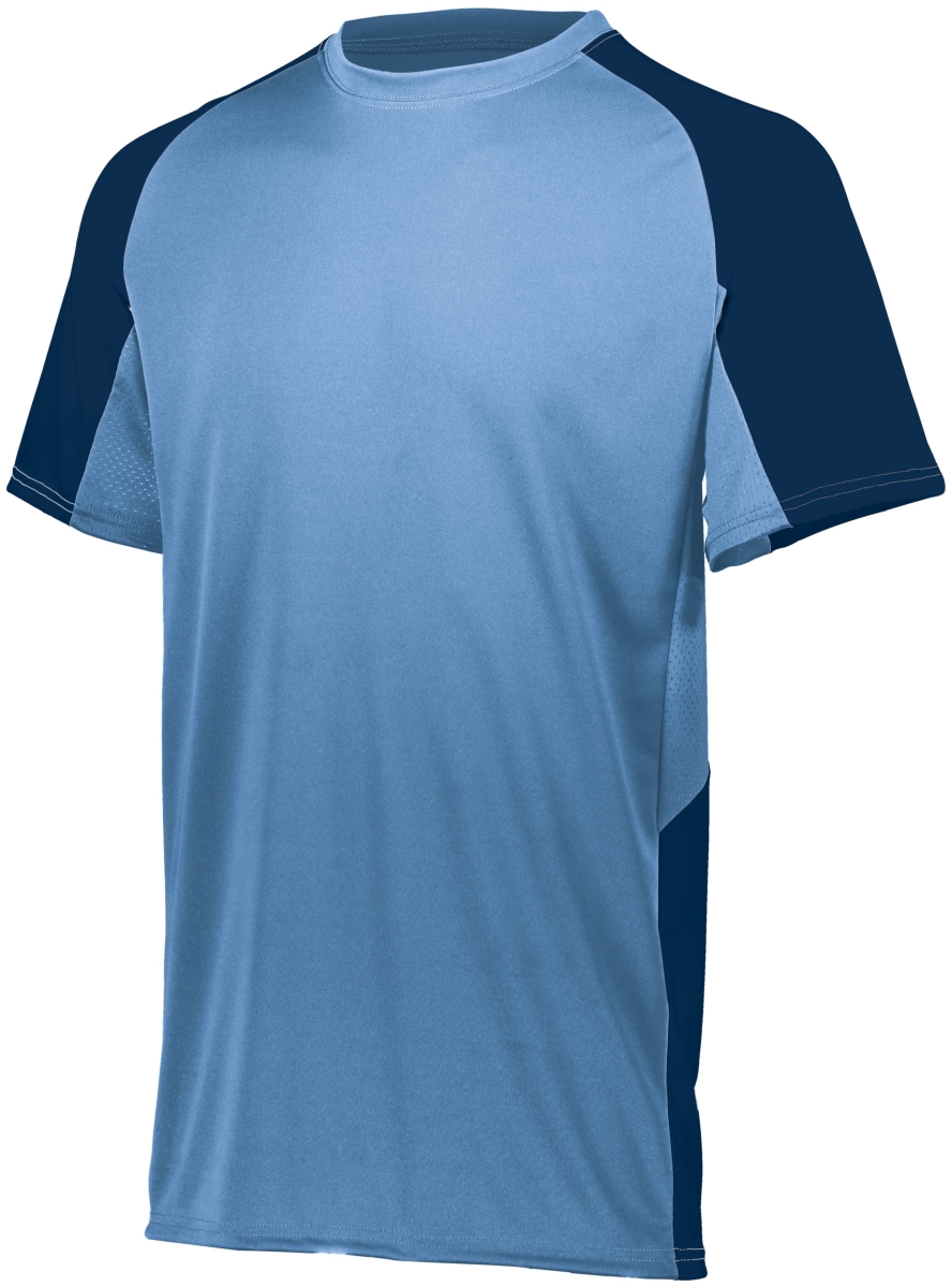 1517.294.M Cutter Jersey, Columbia Blue & Navy - Medium