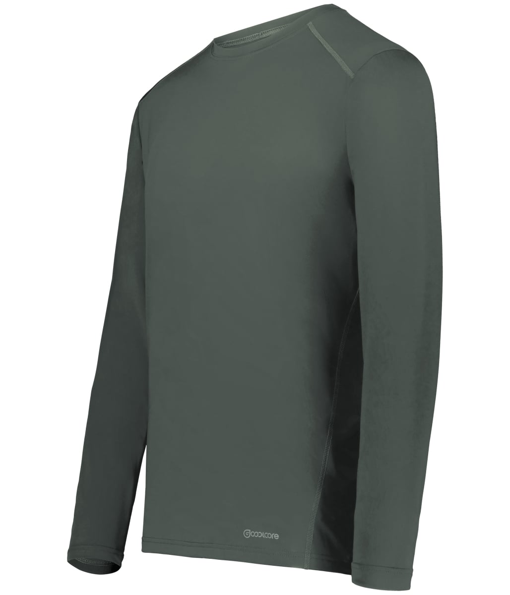 222138.98D.M Essential Long Sleeve T-Shirt, Iron - Medium