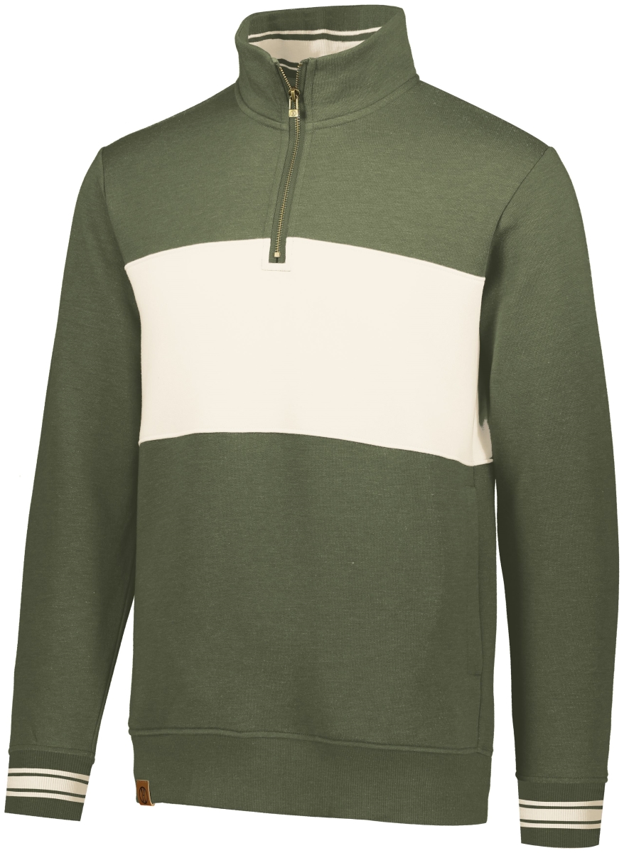 229565.984.2XL All-American Pullover, Olive Heather & Birch - 2XL