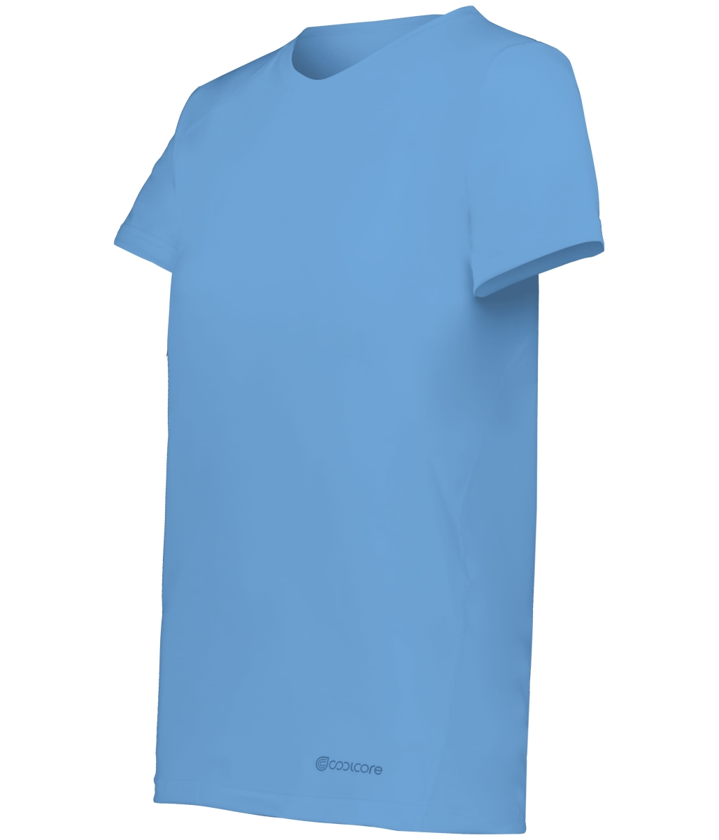 222336.089.M Ladies Essential T-Shirt, Columbia Blue - Medium