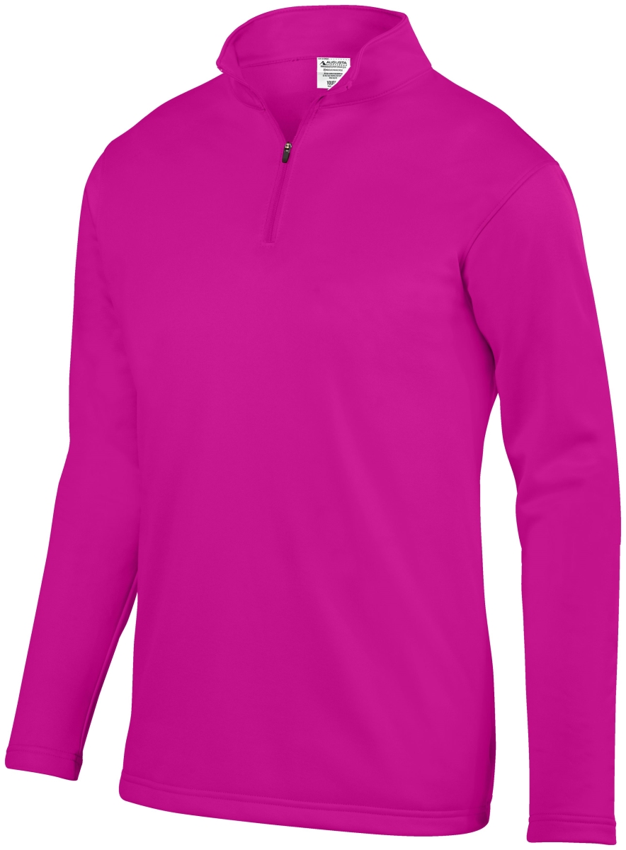 5507.809.2XL Wicking Fleece Pullover, Power Pink - 2XL