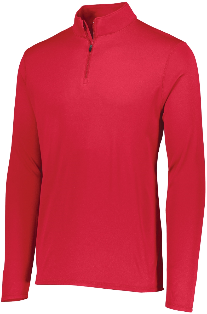 2786.040.S Youth Attain Wicking 0.25 Zip Pullover, Red - Small