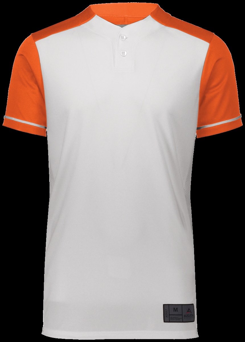 Picture of ASI 1568.227.2XL Adult Closer Jersey&#44; White & Orange - 2XL