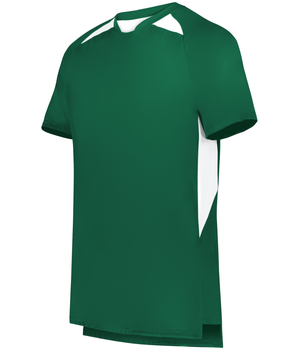 322990.438.S Hawk Evolution Soccer Jersey, Dark Green & White - Small