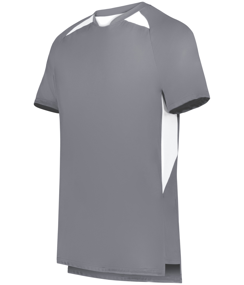 322990.R04.L Hawk Evolution Soccer Jersey, Graphite & White - Large