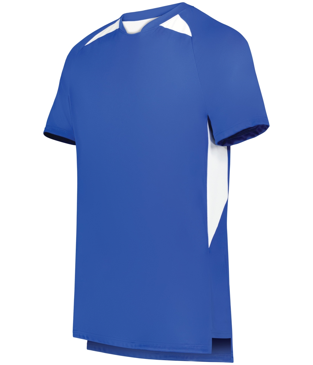 322991.280.S Youth Hawk Evolution Soccer Jersey, Royal & White - Small