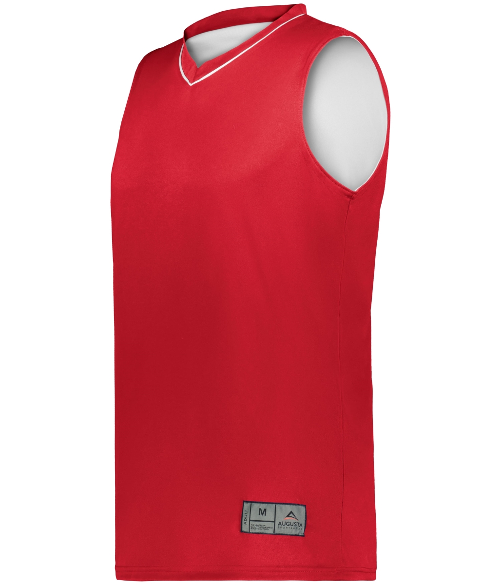 152.400.2XL Reversible Two-Color Jersey, Red & White - 2XL