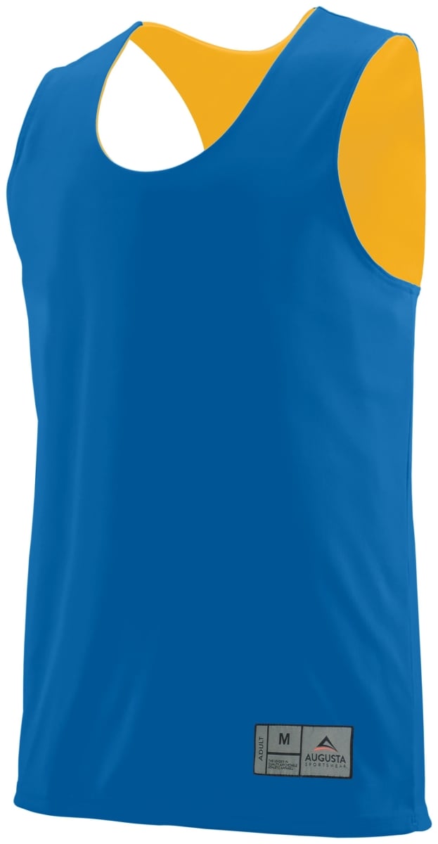 Picture of Augusta 149.281.S Sportswear Youth Reversible Wicking Tank&#44; Royal & Gold - Small