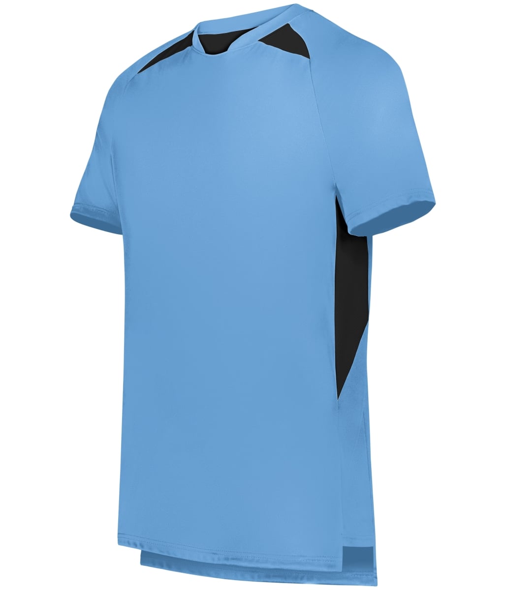 322990.292.XL Hawk Evolution Soccer Jersey, Columbia Blue & Black - Extra Large