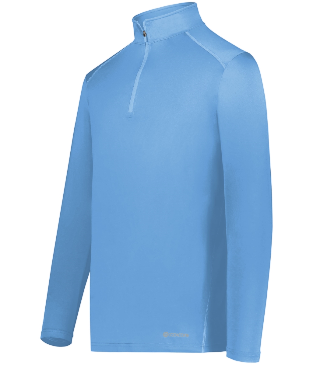 222140.089.S 0.25 Zip Pullover, Columbia Blue - Small