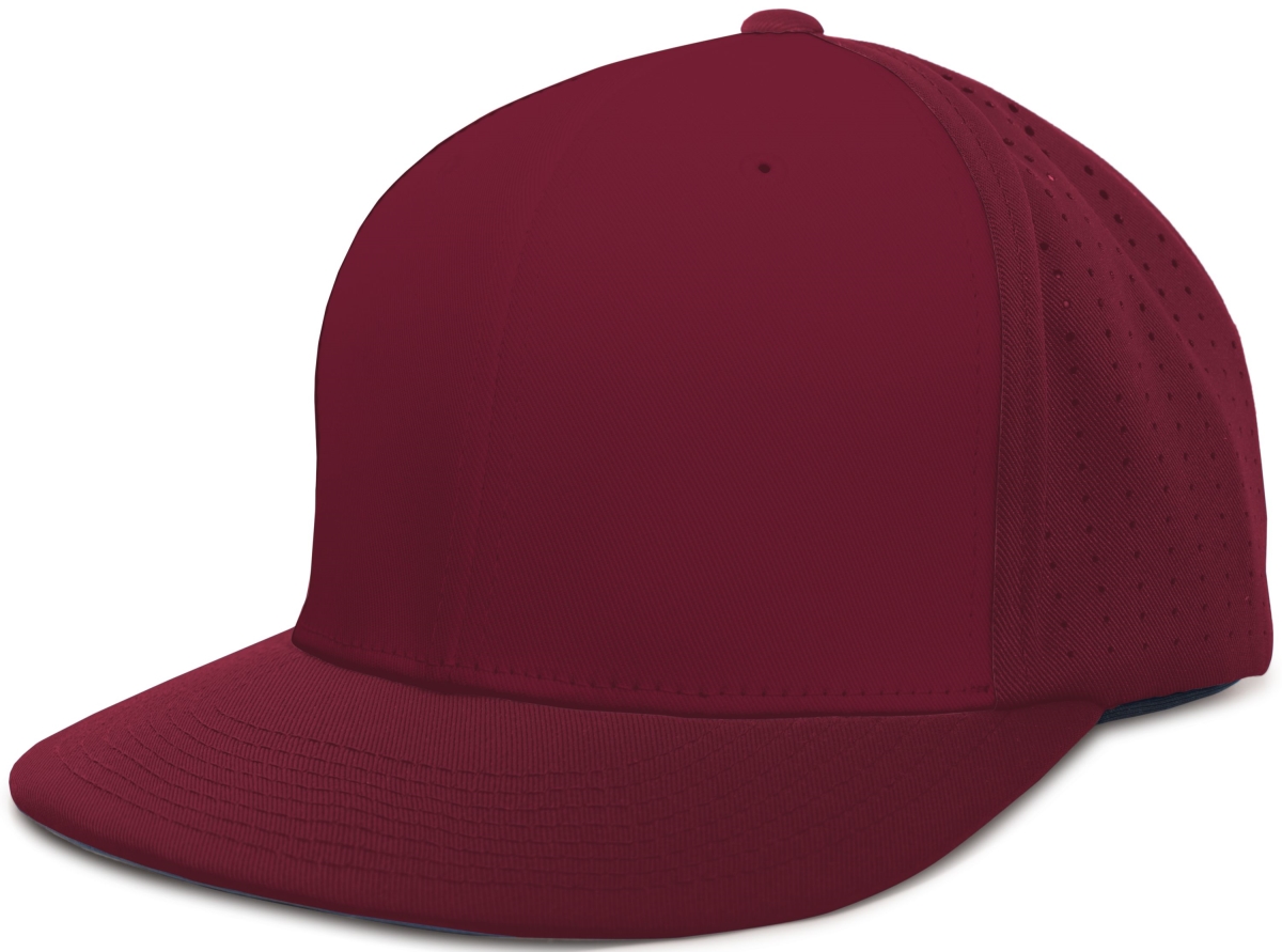 ES474.045.L-XL Perforated F3 Performance Flexfit Cap, Maroon - Large & Extra Large