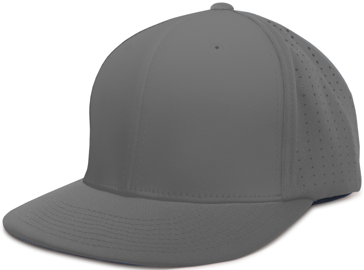 ES474.059.XS Perforated F3 Performance Flexfit Cap, Graphite - Extra Small