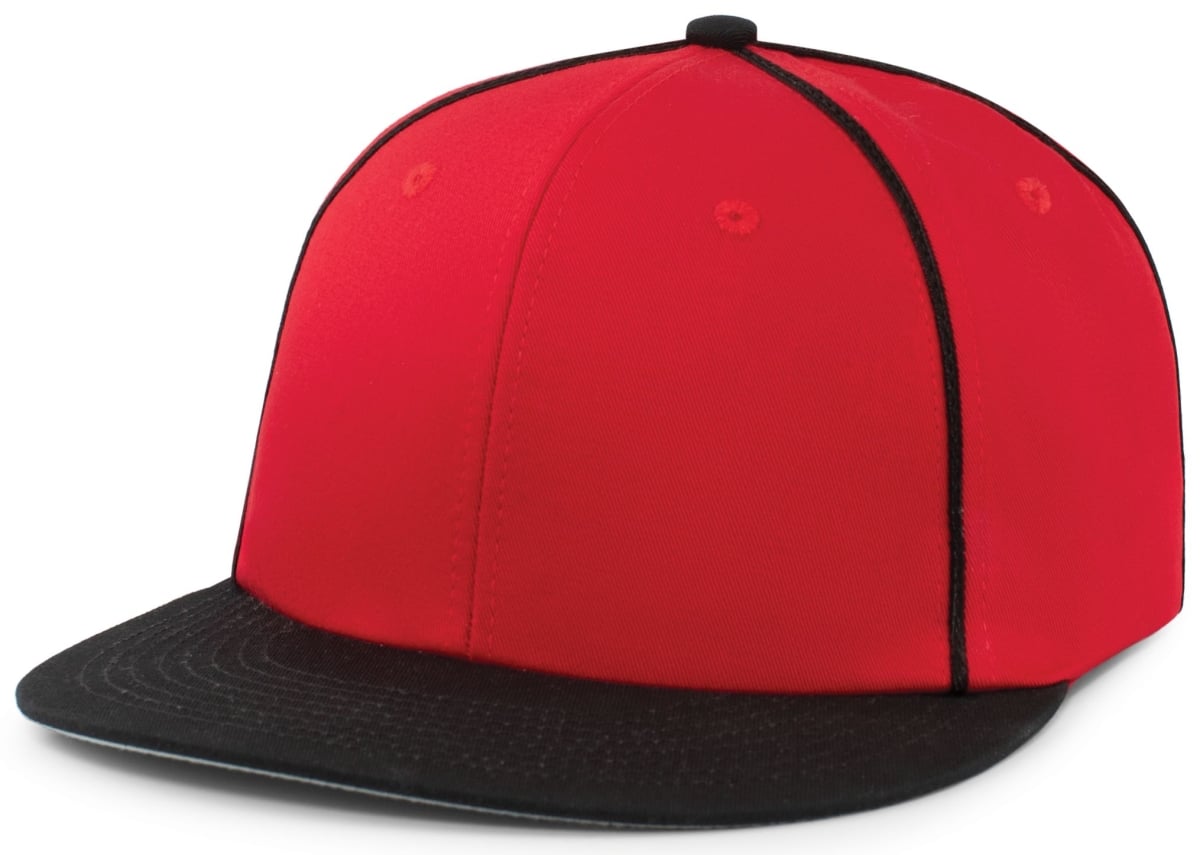 P820.407.OS Momentum Team Cap, Red & Black - One Size