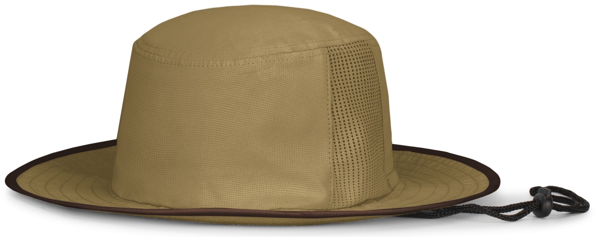 1964B.78T.OS Perforated Legend Boonie, Khaki & Brown - One Size