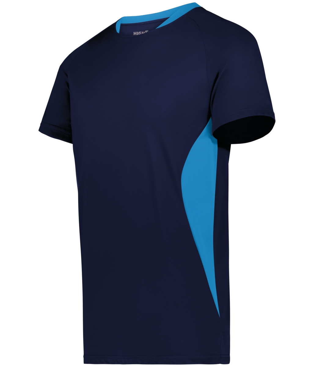 322240.888.M Madrid Soccer Jersey, Navy & Power Blue - Medium