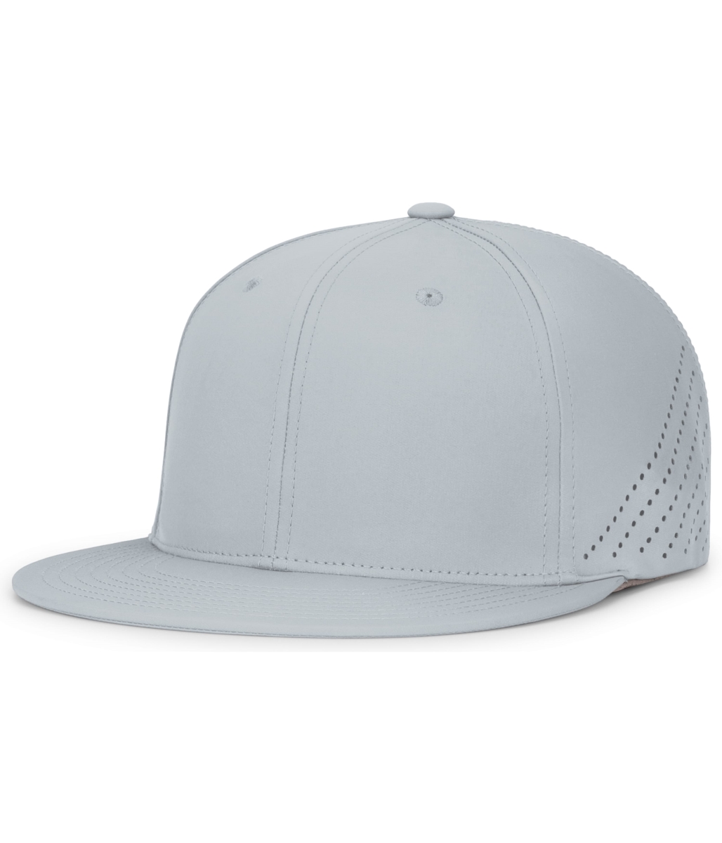 ES471.099.L-XL Premium Lightweight Perforated PacFlex Cap, Silver - Large & Extra Large