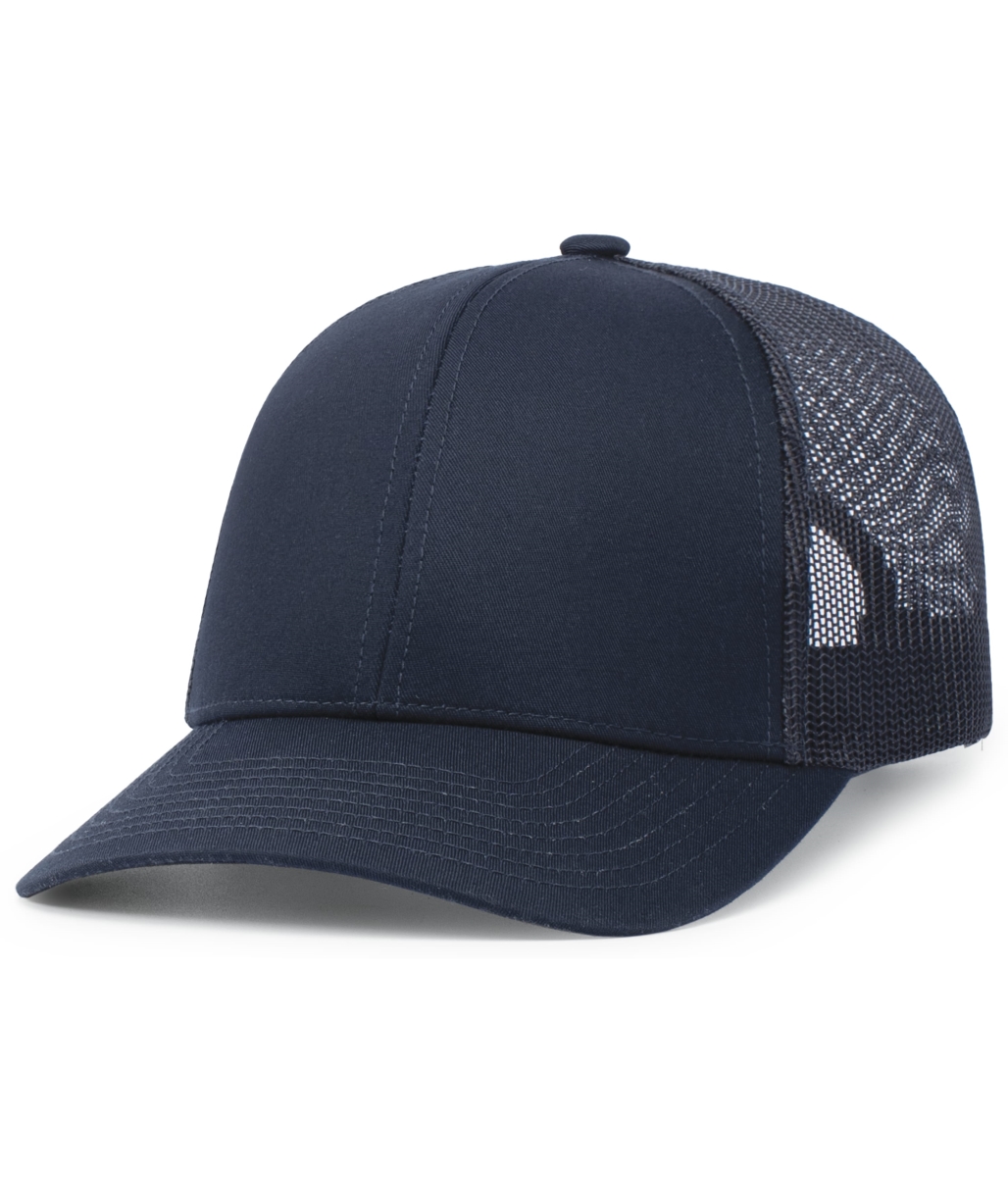 104C.065.XL Trucker Snapback Cap, Navy - Extra Large