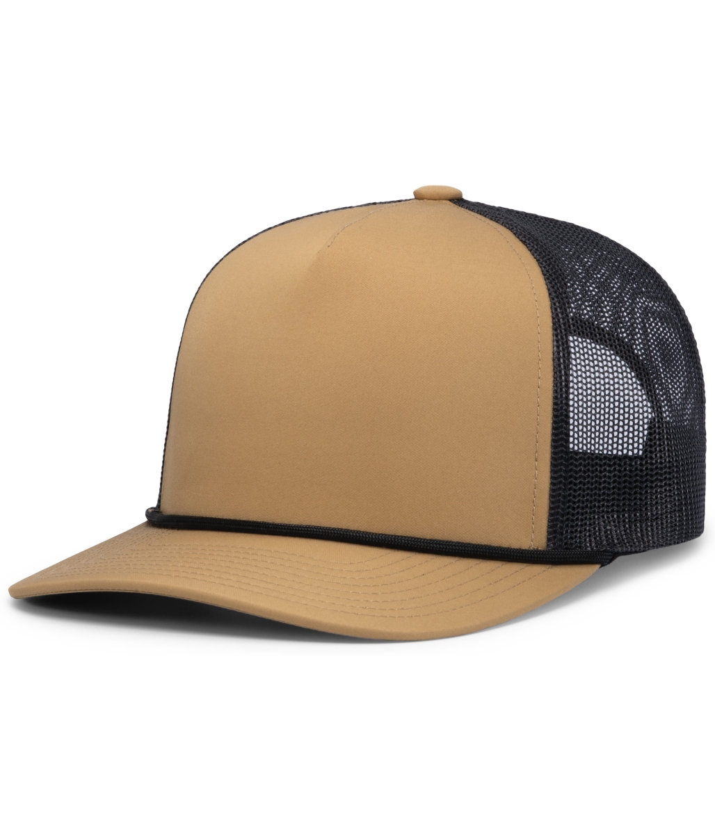 P423.27T.OS Weekender Trucker Cap, Buck & Light Charcoal - One Size