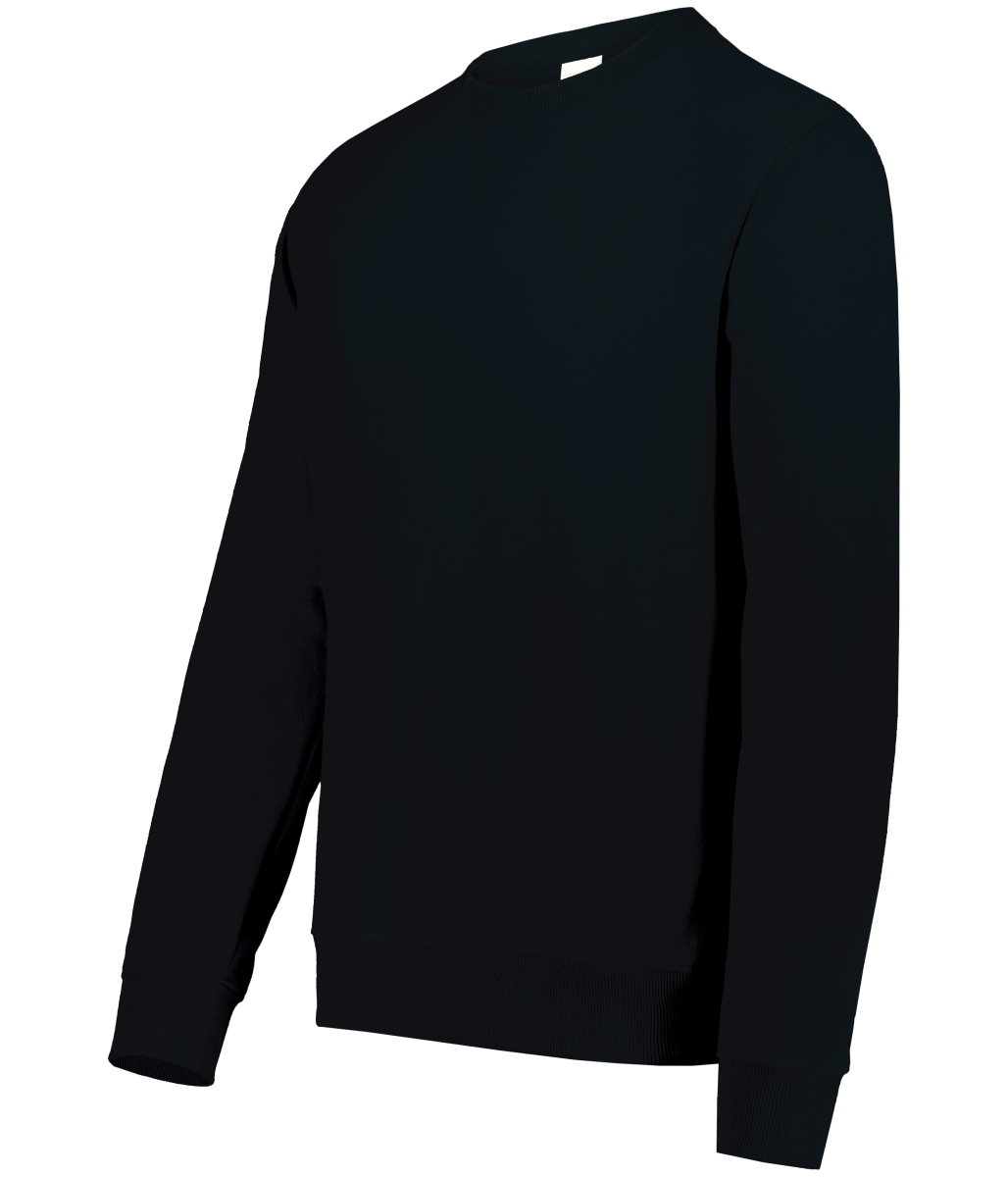 6957.081.M All-Day Core Basics Fleece Crew T-Shirt, Jet Black - Medium