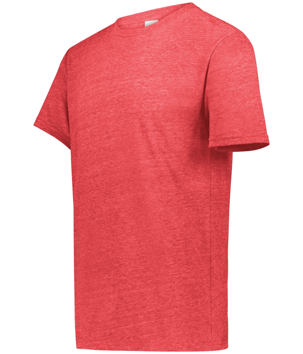 6959.V96.2XL All-Day Core Basic Tri-Blend T-Shirt, Red Heather - 2XL