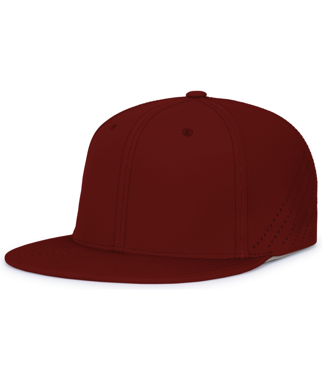 ES471.J36.XS Premium Lightweight Perforated PacFlex Cap, Cardinal - Extra Small