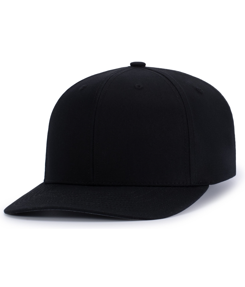 P322.080.YTH Poly & Cotton Snapback Cap, Black - Youth