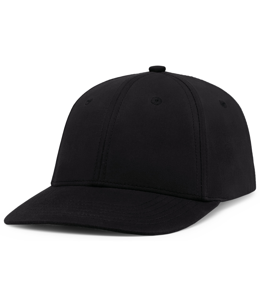 P299.080.OS Waxed Cotton Dad Cap, Black - One Size