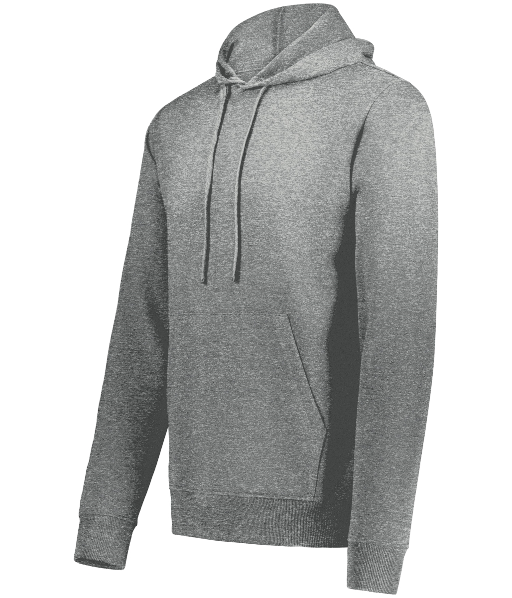 6955.170.S All-Day Core Basics Fleece Hoodie, Platinum Heather - Small