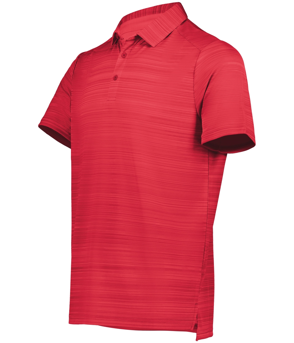 7001.083.M Pursuit Polo T-Shirt, Scarlet - Medium